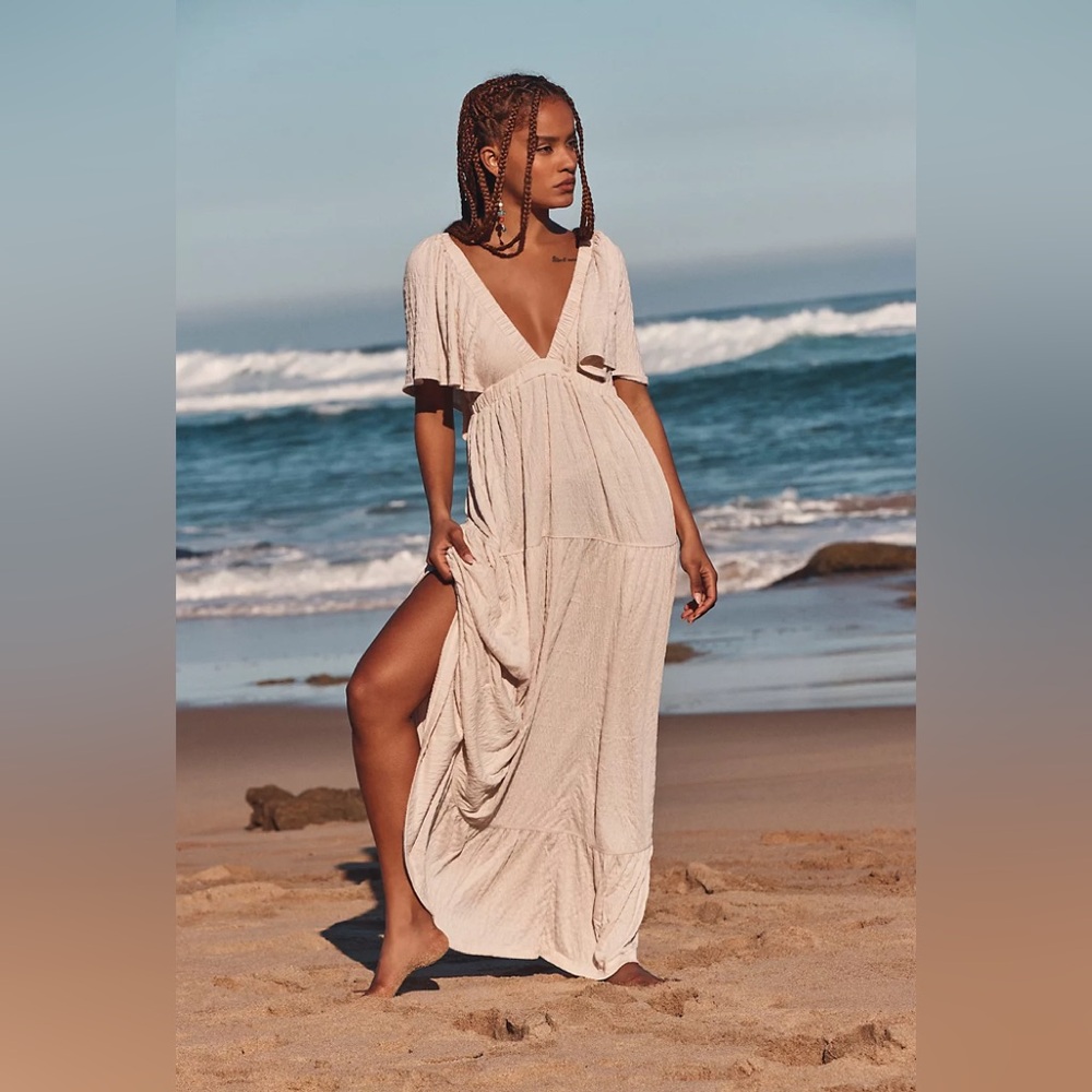 Free people La La Maxi Dress M